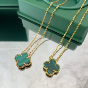 van cleef & arpels necklace malachite