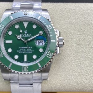 rolex submariner oystersteel strap green