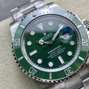 rolex submariner oystersteel strap green