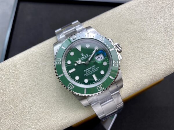 rolex submariner oystersteel strap green