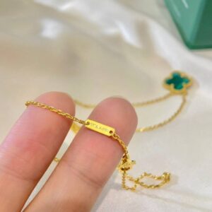 van cleef & arpels necklace malachite
