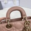 DIOR Micro Lady D-Joy Bag Cannage Lambskin Rose des Vents
