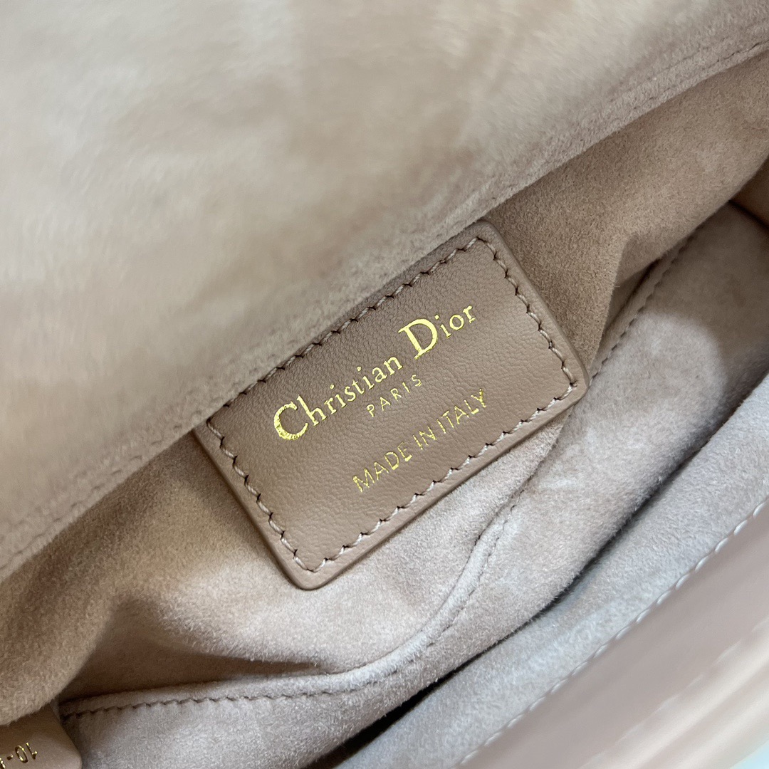 IMG_3866 DIOR Micro Lady D-Joy Bag Cannage Lambskin Rose des Vents - 图片 9