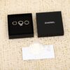 CHANEL 25P Rhinestone Crystal CC Matelassé Ring Set