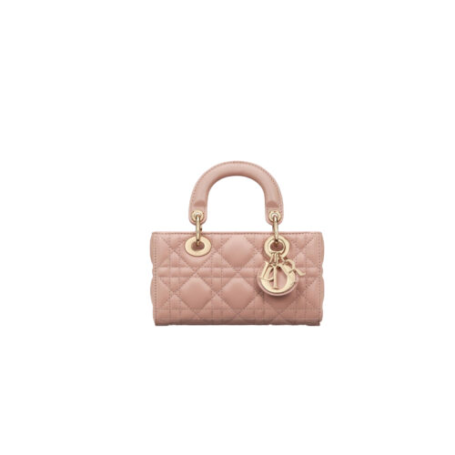 chodcds DIOR Micro Lady D-Joy Bag Cannage Lambskin Rose des Vents