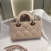 dior micro lady d joy cannage lambskin pink