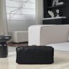 chanel 26c mini hobo bag grained calfskin in black