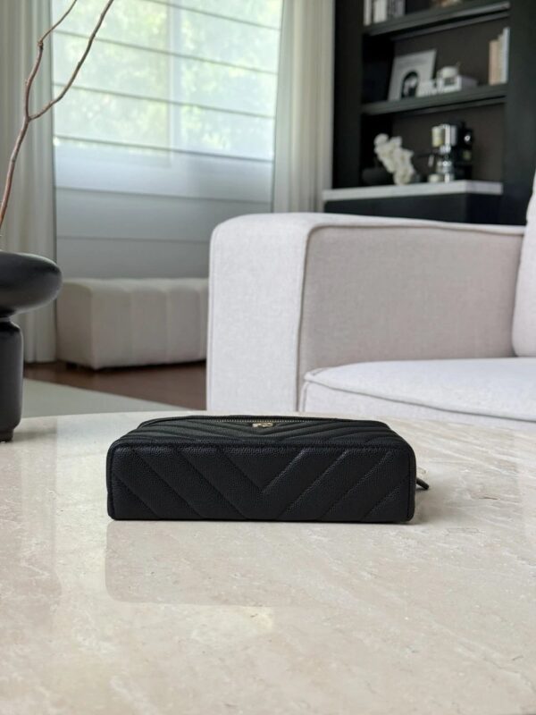 chanel vanity with chain grained shiny calfskin