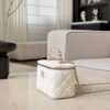 chanel 26s long vanity with chain grained shiny calfskin