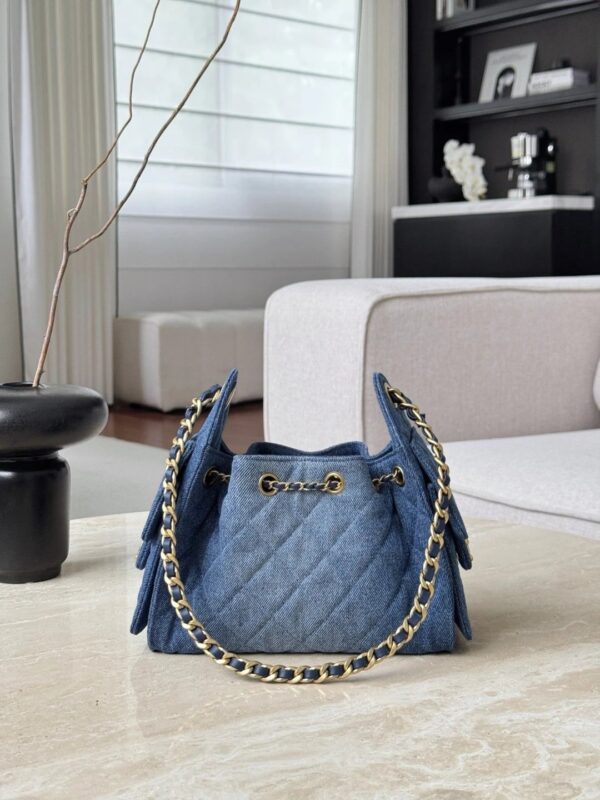 chanel 26c mini hobo bag denim