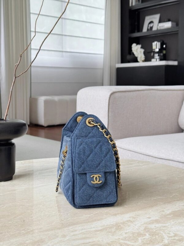 chanel 26c mini hobo bag denim