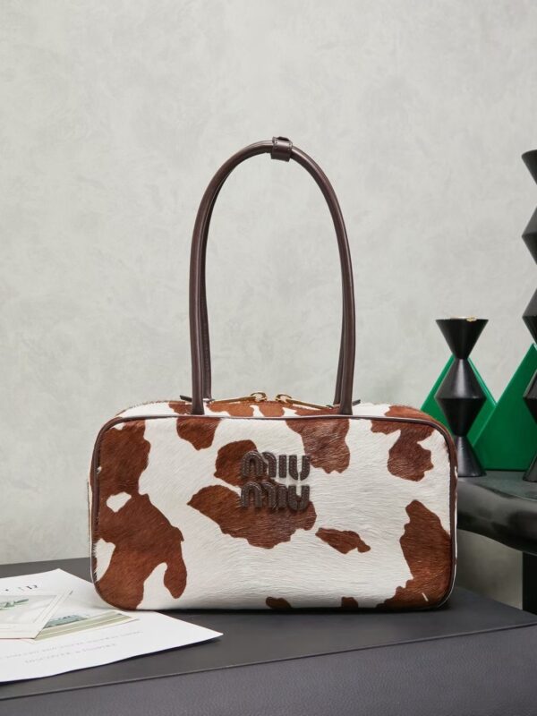 MIUMIU Printed leather Beau bag