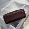 dior mini lady dior bag deep amaranth pearlescent cannage lambskin