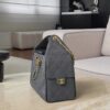 chanel 25bag caviar leather in dark grey