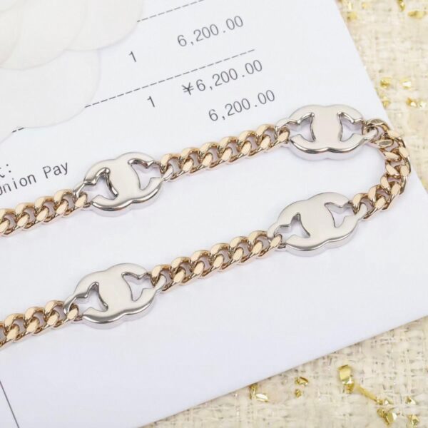 CHANEL Coco Mark Rhinestone Bijou Choker Rhinestone Necklace