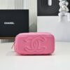 chanel glossy lambskin vanity bag