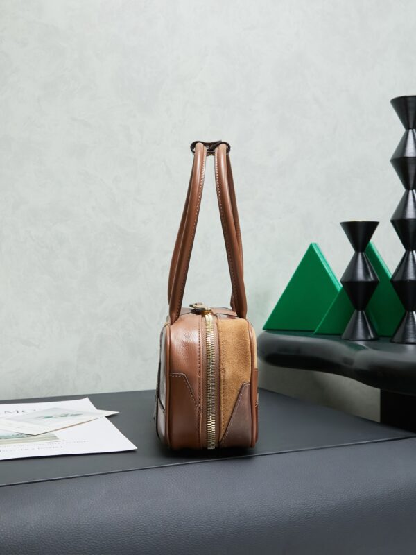 miumiu beau leather patchwork bag