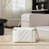 chanel 26s long vanity with chain grained shiny calfskin