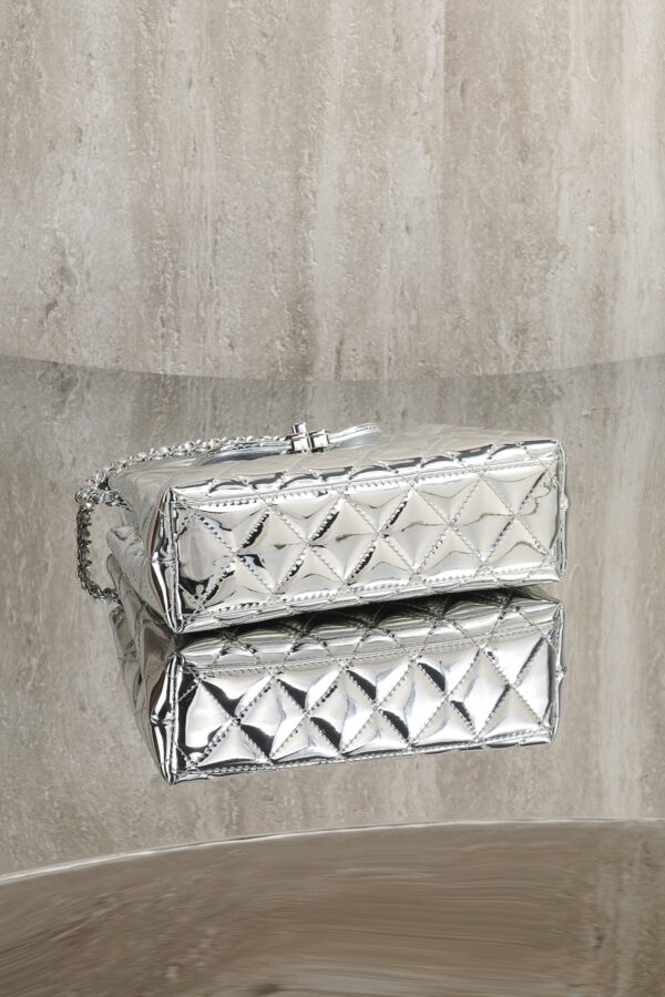 chanel mirror calfskin kelly handle bag