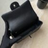 chanel 22 mini flap bag with top handle lambskin soblack