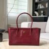 CHANEL Small Tote bag Crocodile embossed calfskin