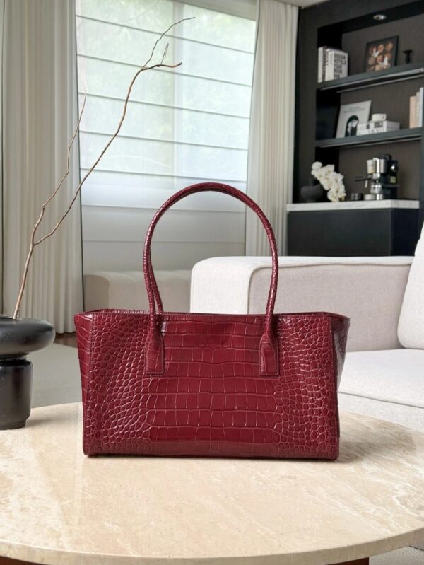 CHANEL Small Tote bag Crocodile embossed calfskin