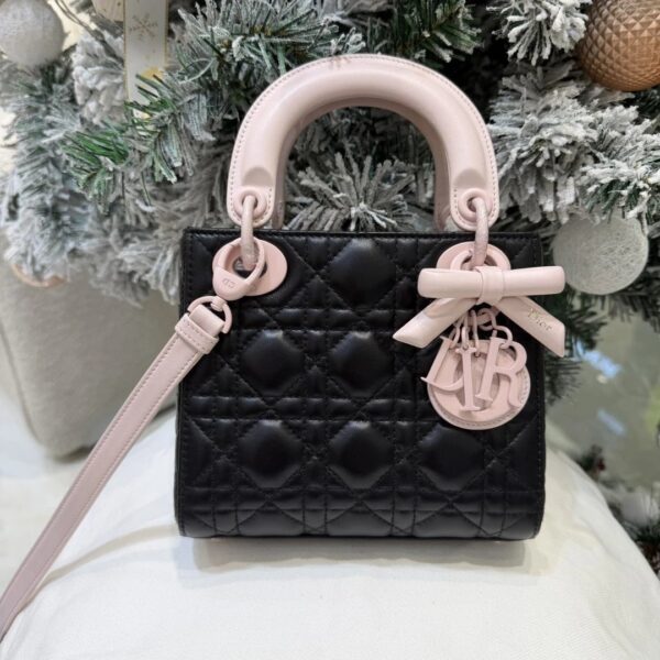 DIOR Mini Lady Dior Cannage Lambskin