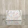 CHANEL Denim Printed Fish Quilted Medium Double Flap