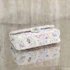 CHANEL Denim Printed Fish Quilted Medium Double Flap
