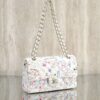 CHANEL Denim Printed Fish Quilted Medium Double Flap