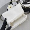 CHANEL Mini flap bag with top handle Tweed ,Silk
