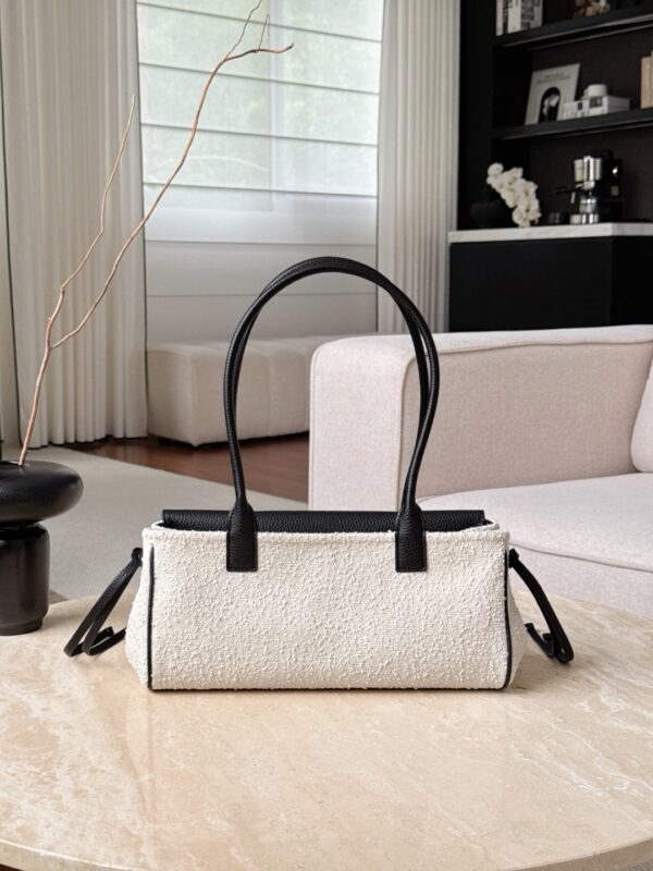 CHANEL Small Shopping Bag Grained Calfskin Boucle