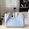 CHANEL Coco Beach Small Shopping Bag Blue Denim