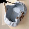 CHANEL Coco Beach Small Shopping Bag Blue Denim