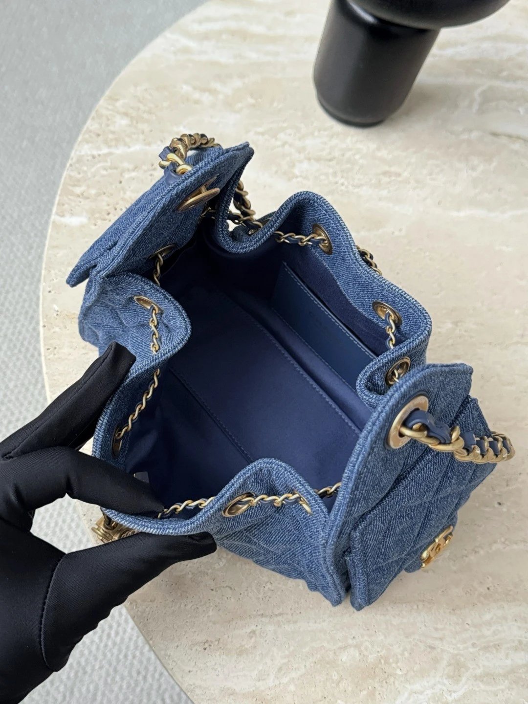 IMG_0309 CHANEL 26C MINI Hobo Bag Denim - 图片 6