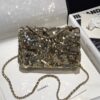 CHANEL Flap Bag Handmade Beaded Sequins