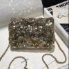 CHANEL Flap Bag Handmade Beaded Sequins