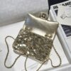 CHANEL Flap Bag Handmade Beaded Sequins