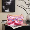 CHANEL Mini flap bag, Embroidered satin, sequins