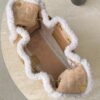 CHANEL 25K 25bag Small Crumpled Shearling Sheepskin