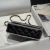 CHANEL Flap bag Lambskin black & white