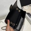 CHANEL Flap bag Lambskin black & white