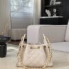 CHANEL 25 Hobo Bag Calfskin in Cream