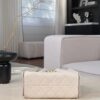 CHANEL 25 Hobo Bag Calfskin in Cream