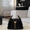 CHANEL 25 Handbag Suede in black