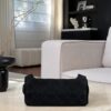 CHANEL 25 Handbag Suede in black