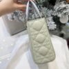 Mini Lady Dior Bag with Chain Two-Tone Green and Blue Cannage Lambskin