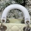Mini Lady Dior Bag with Chain Two-Tone Green and Blue Cannage Lambskin