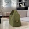 CHANEL 25 Hobo Bag Suede-Grass Green