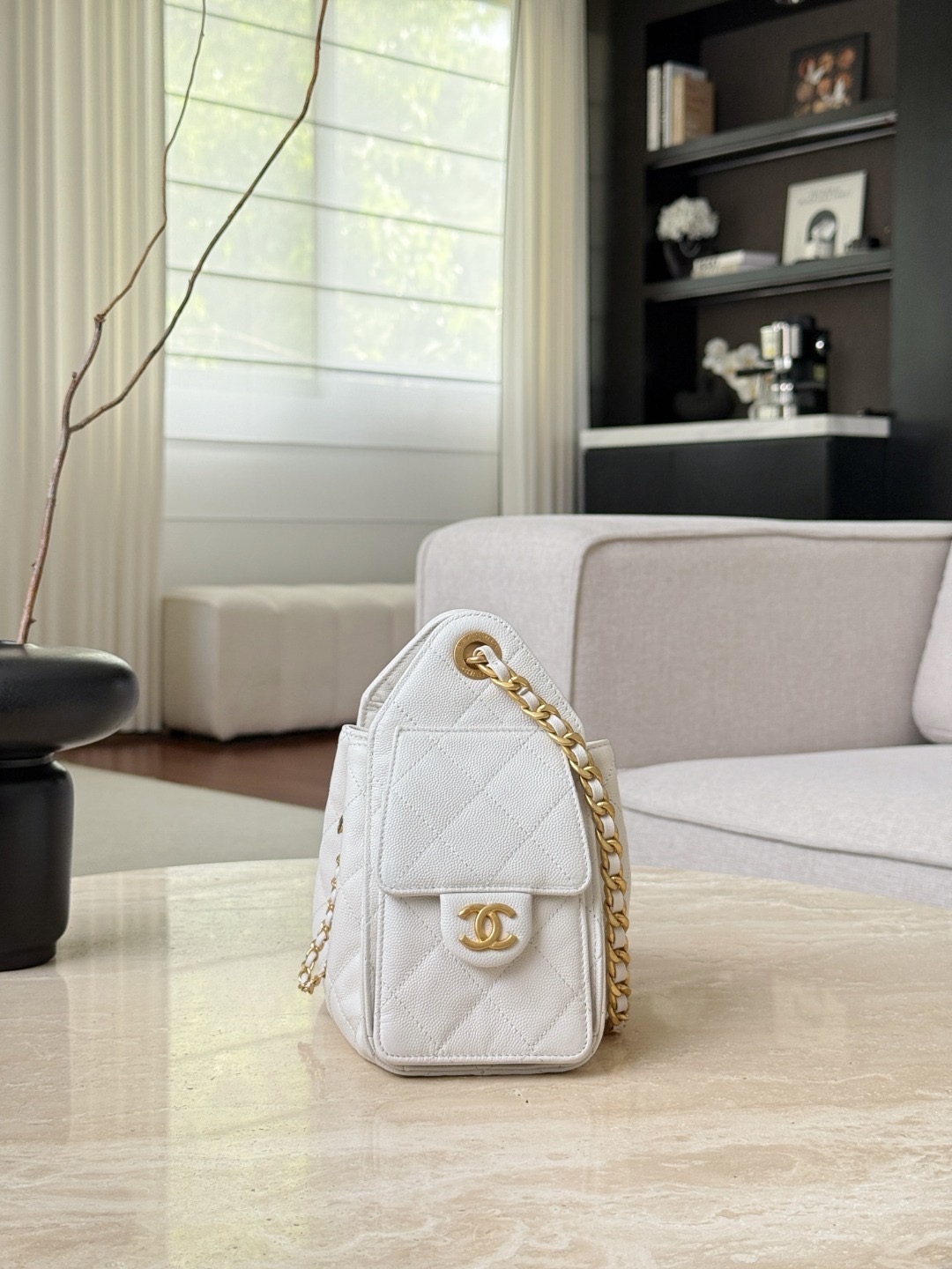 IMG_0682 CHANEL 25Bag MINI In White - 图片 4